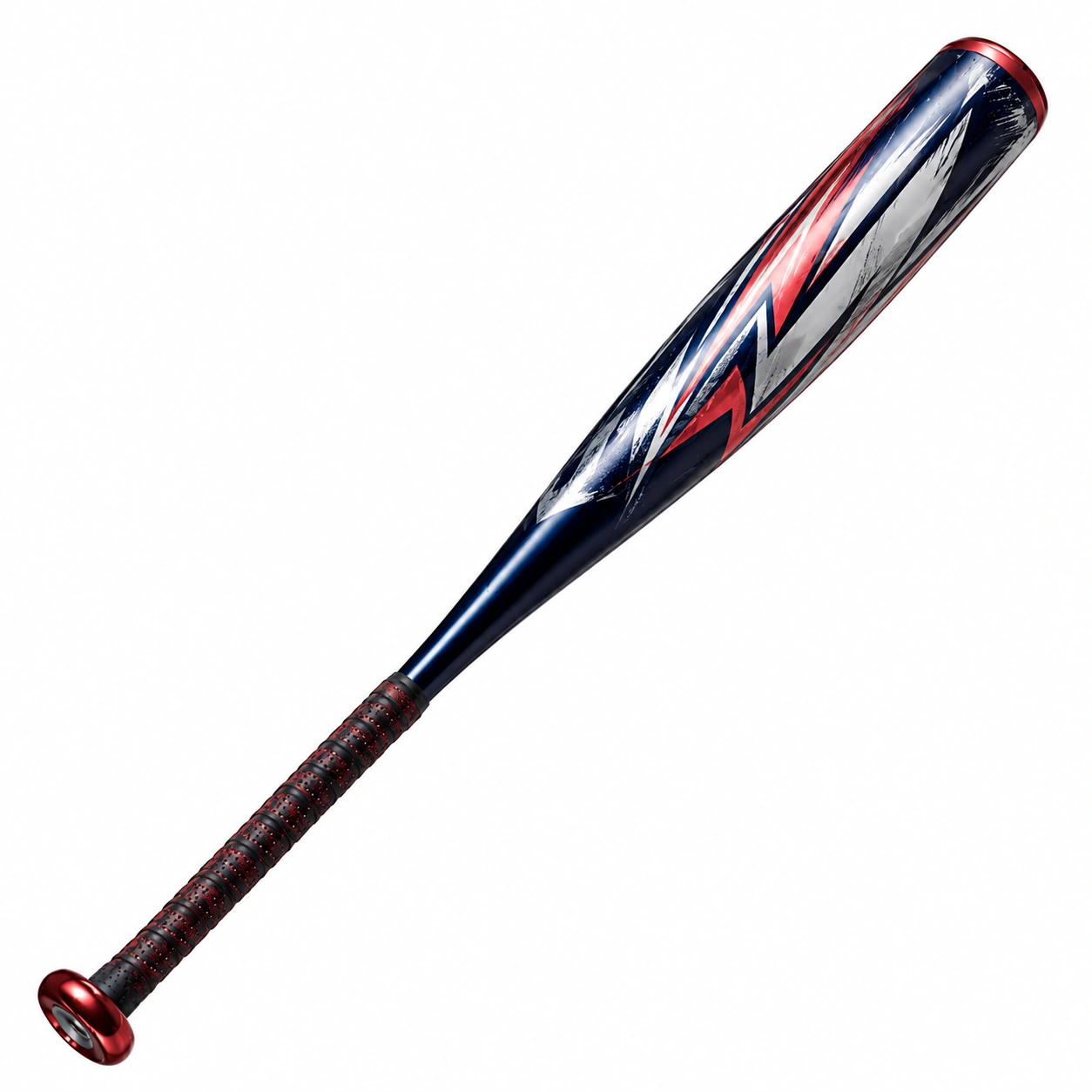 Czerwono-niebieski kij do baseballa, 81 cm-DECORLIXA
