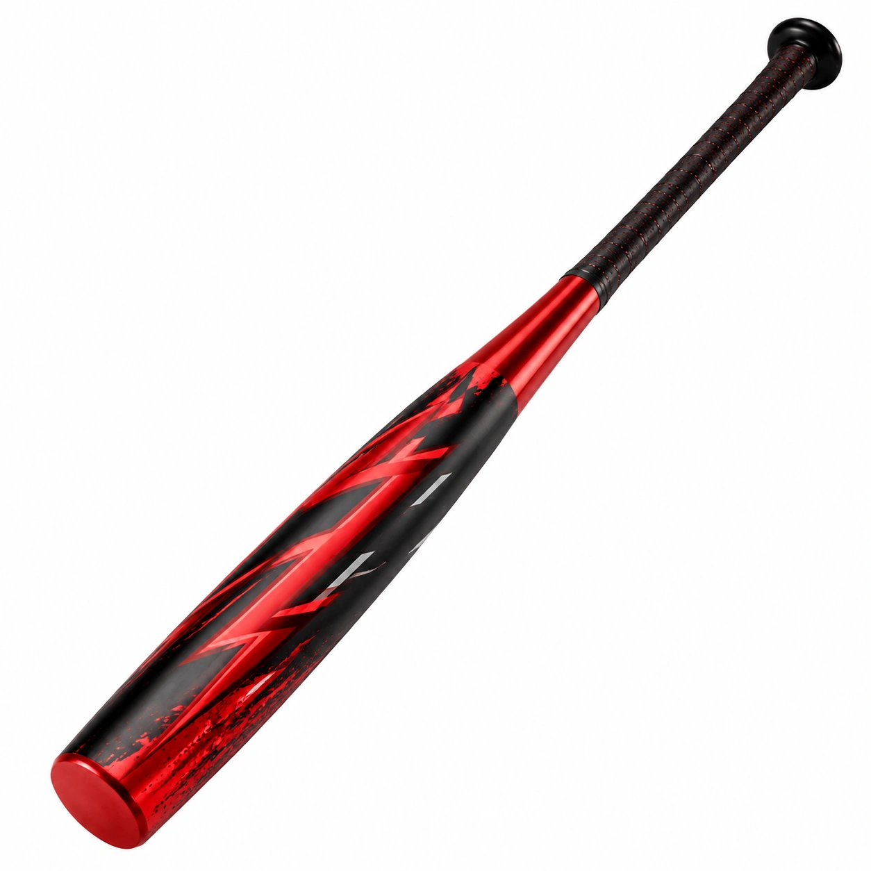 Kij baseballowy 32 cale czerwono-czarny-DECORLIXA