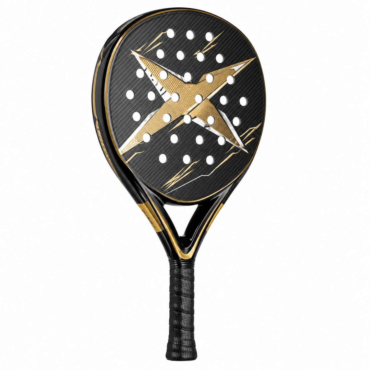 Padel Rakieta Czarny Złoty 350g-DECORLIXA