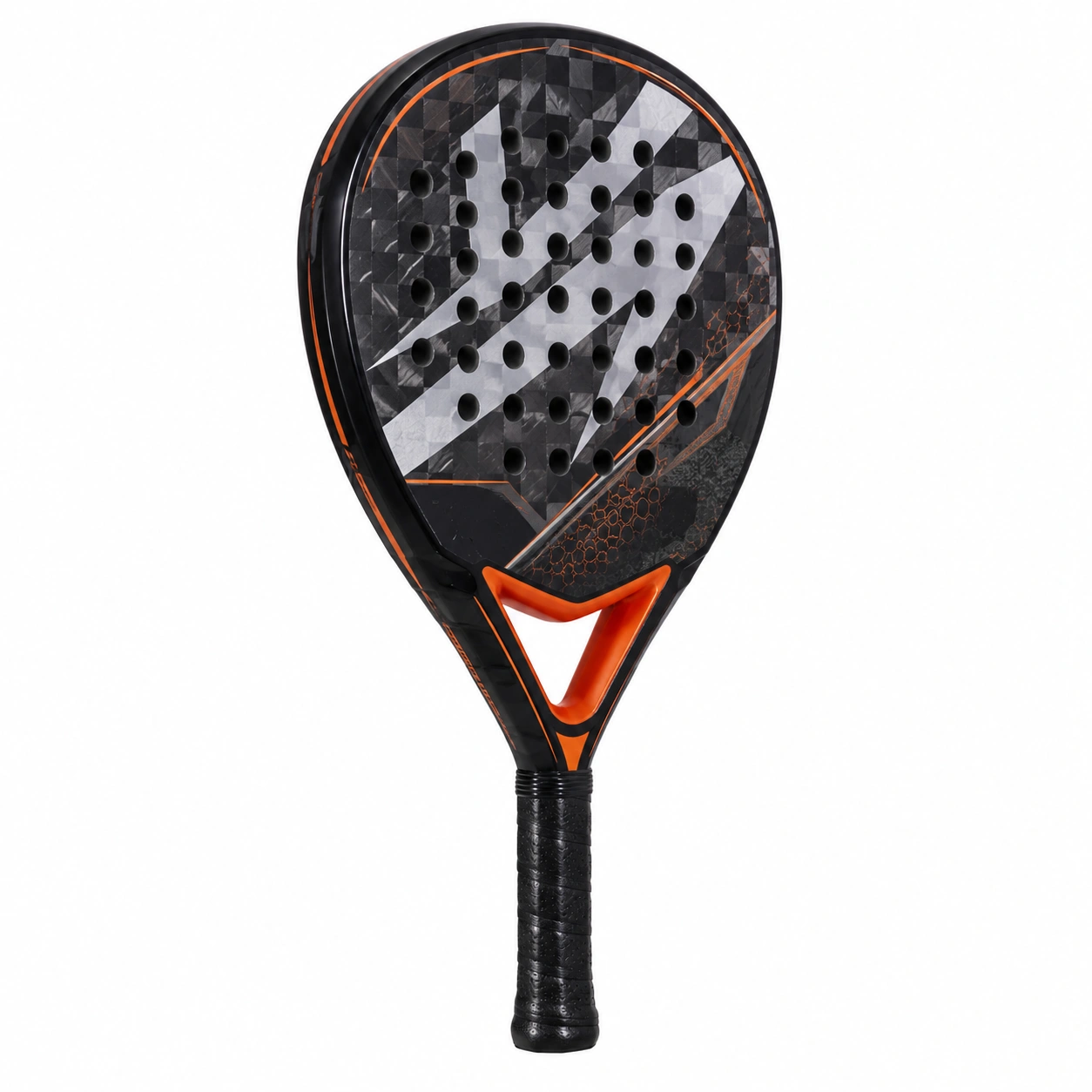 Rakieta do Padel Czarna/Pomarańczowa-DECORLIXA