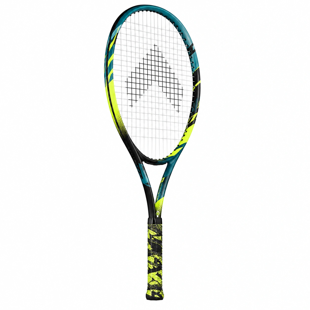 Rakieta tenisowa 68 cm zielono-czarna-DECORLIXA