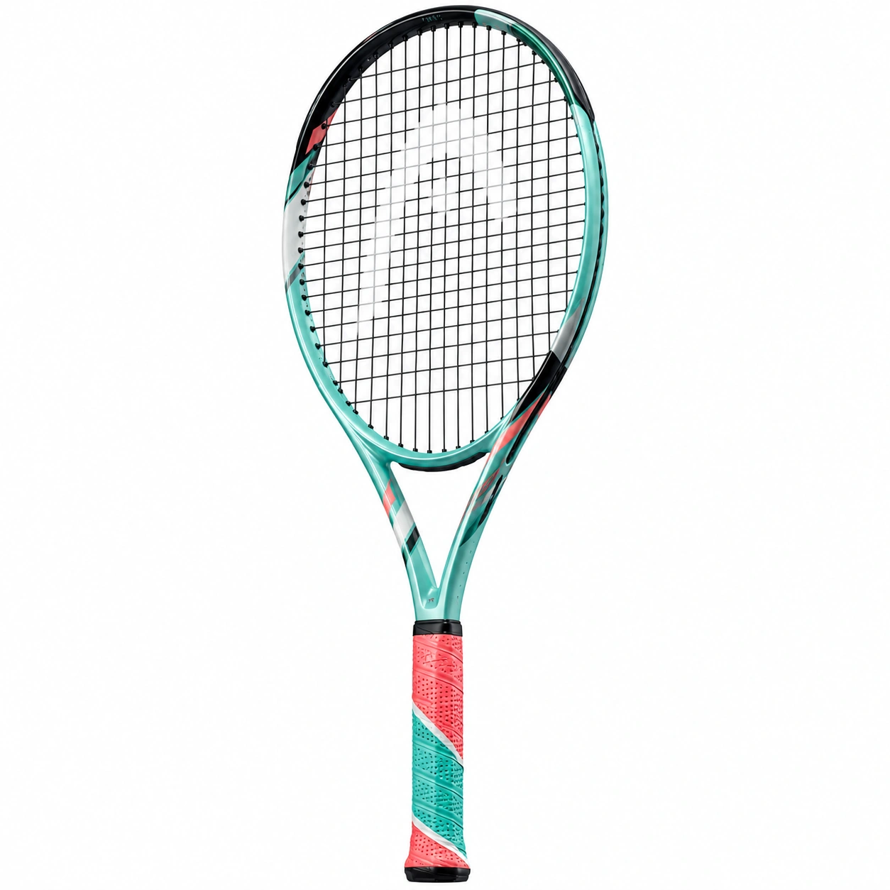 Rakieta tenisowa 68 cm turkusowo-różowa dla dorosłych-DECORLIXA