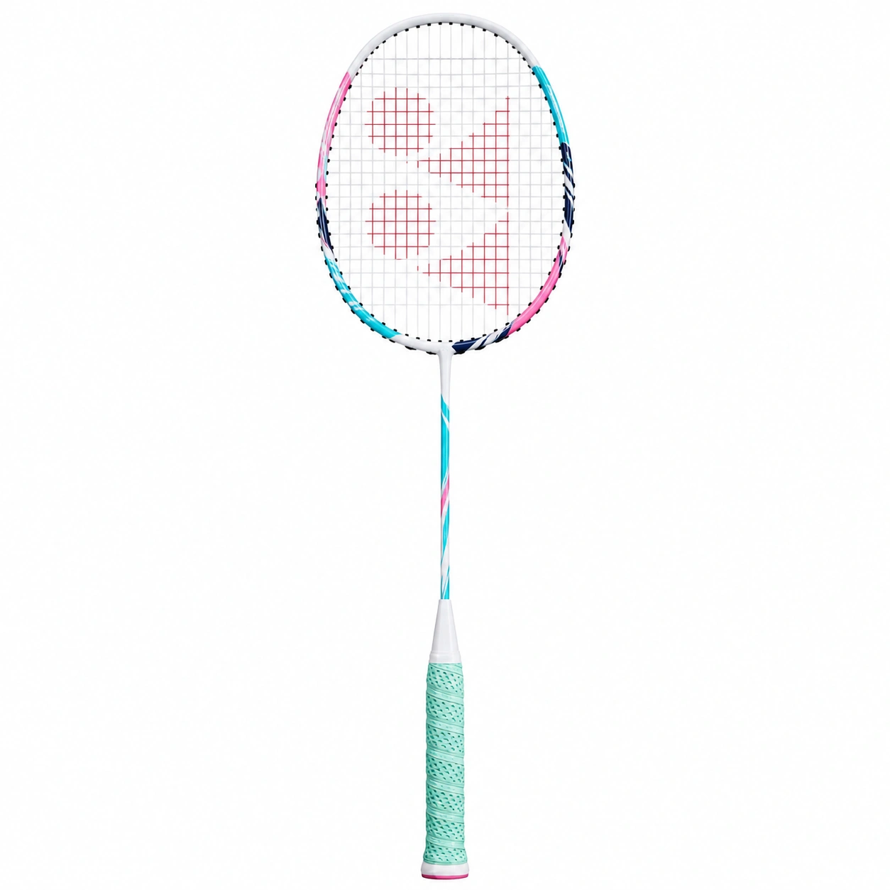Rakieta do badmintona różowo-niebieska dla amatorów, 68 cm-DECORLIXA