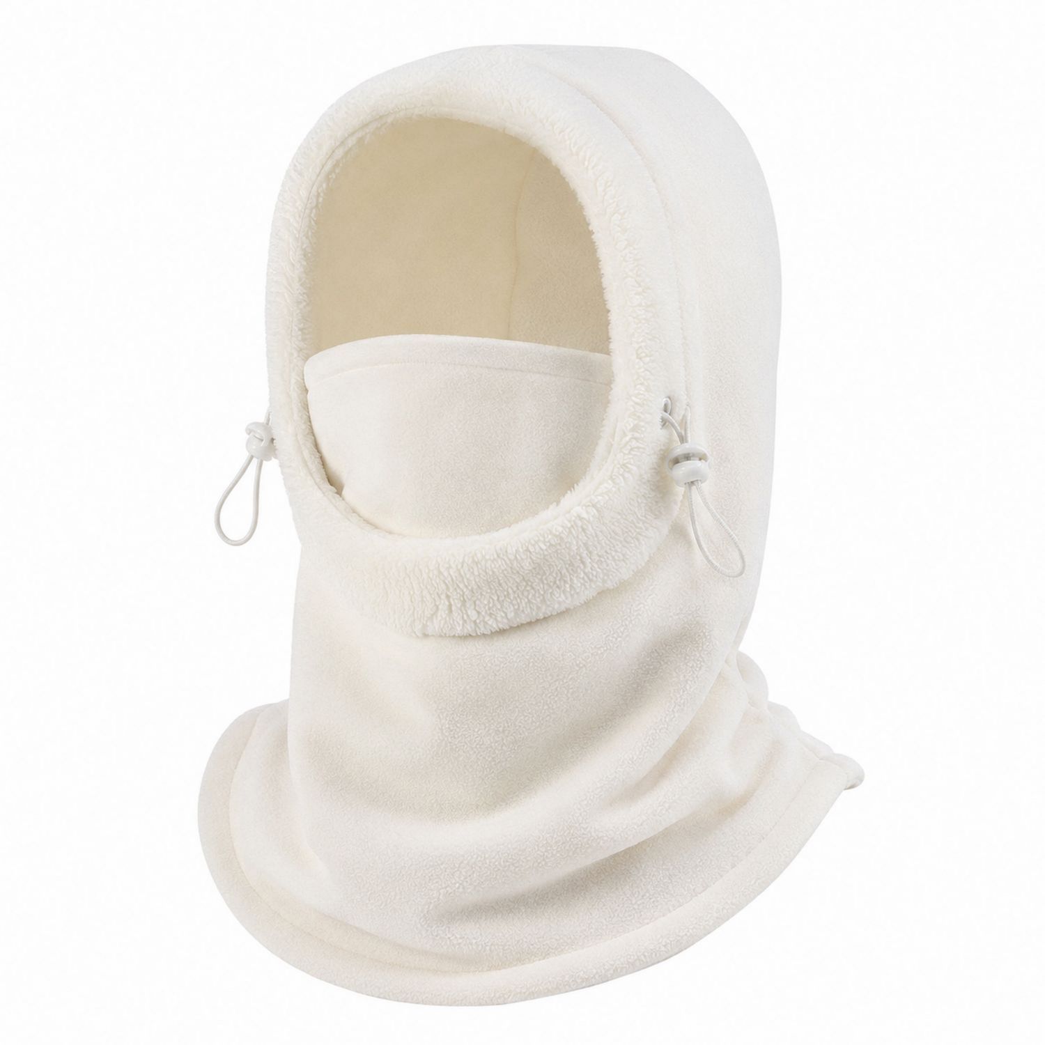 Passamontagna Termico Regolabile Unisex Crema