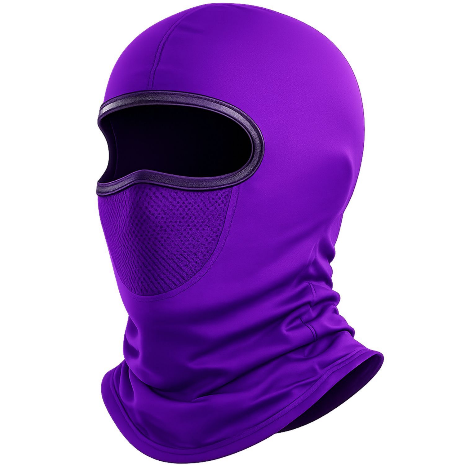 Passamontagna Sportivo Viola Unisex Traspirante