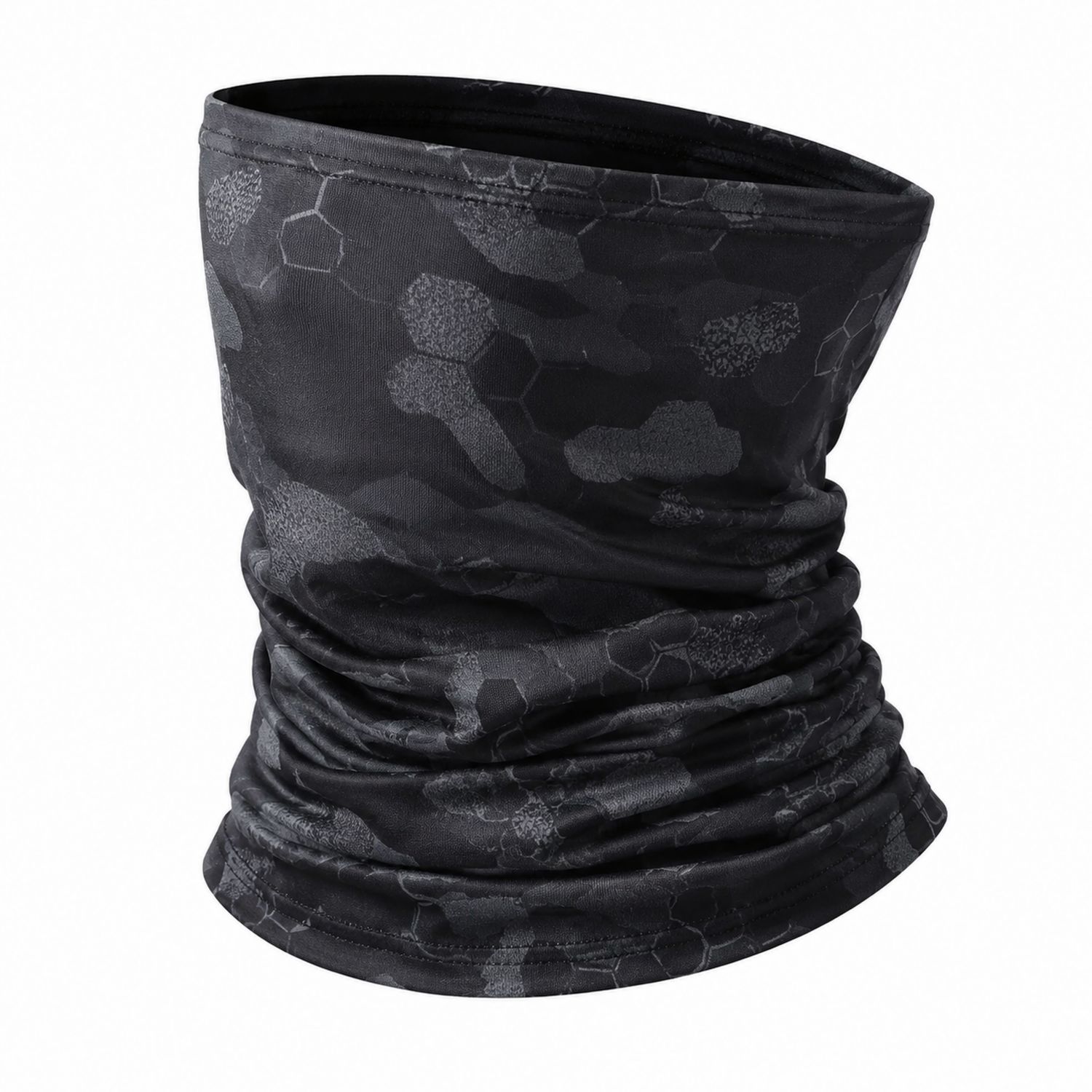 Scaldacollo Tubolare Camouflage Nero