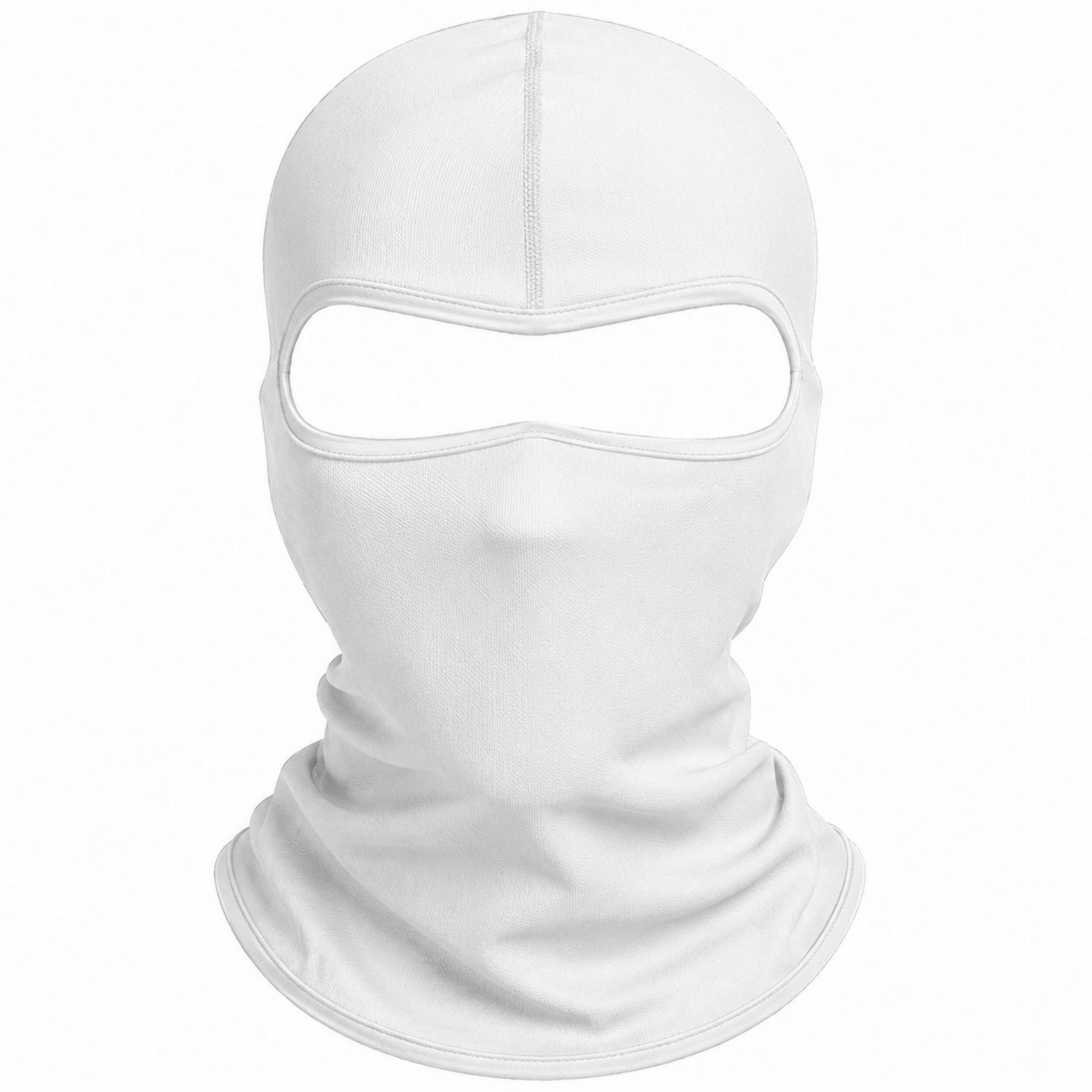 Passamontagna Bianco con Apertura per Occhi