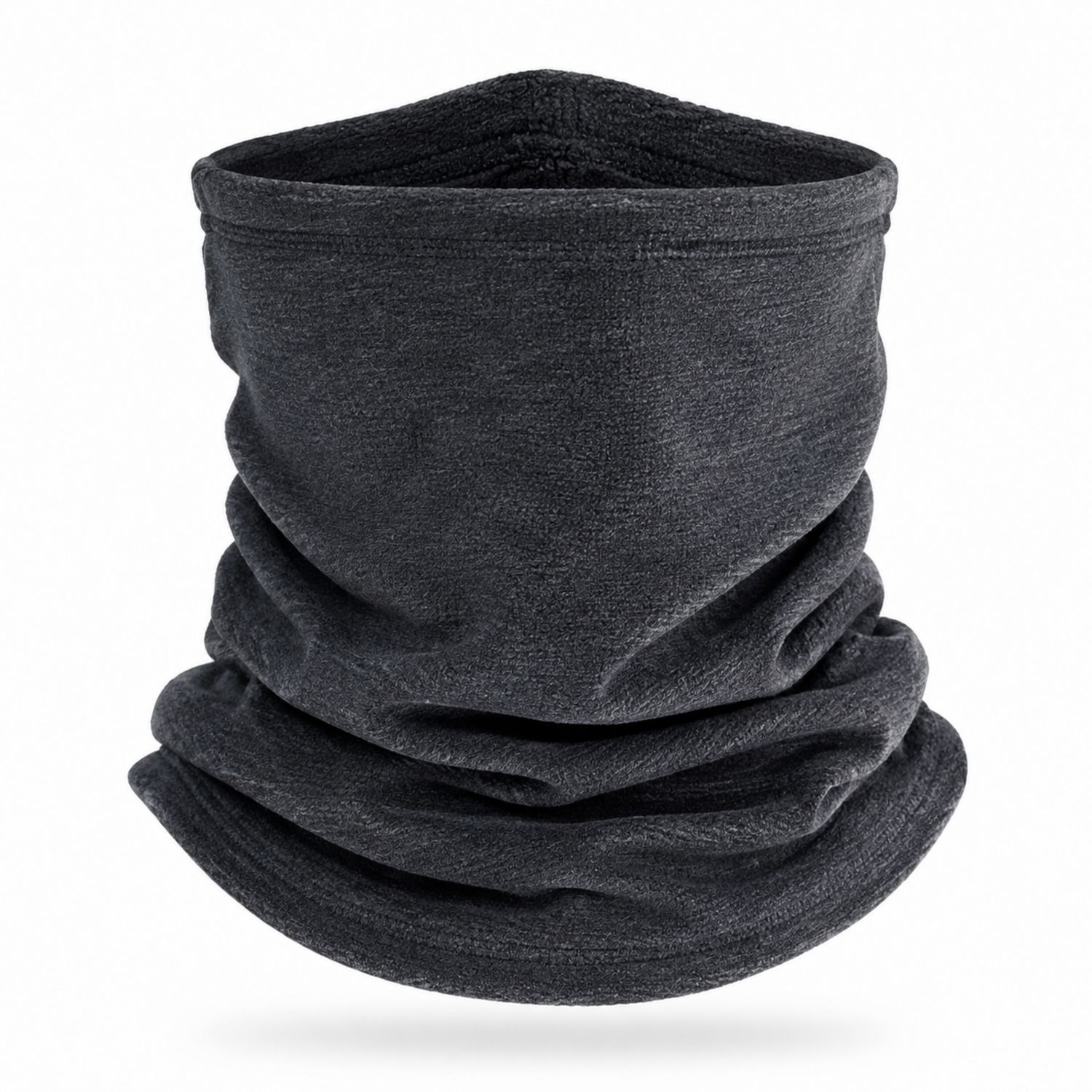 Scalda Collo in Pile Termico Nero Multifunzionale