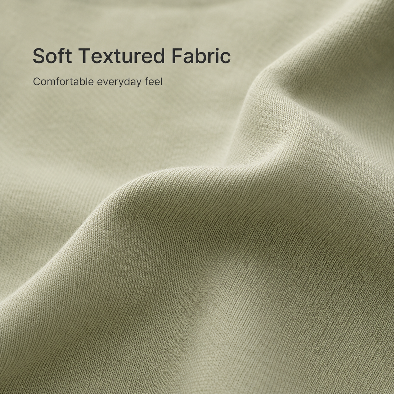 Soft textured fabric detail on lounge set