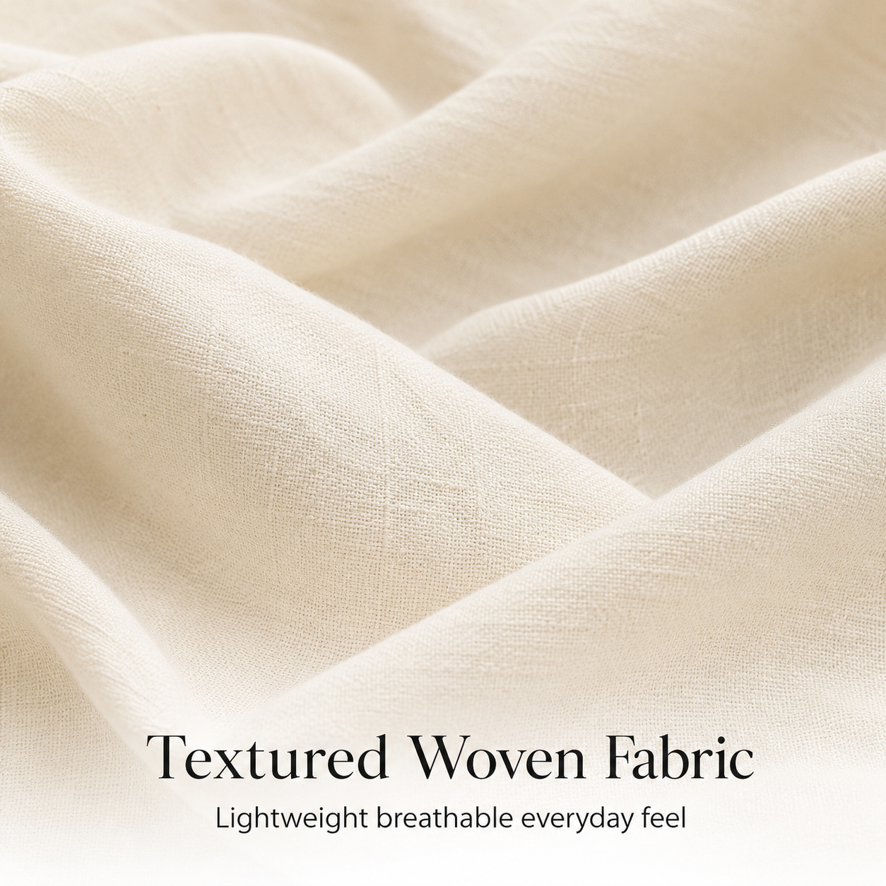 Textured woven fabric detail on maxi dress