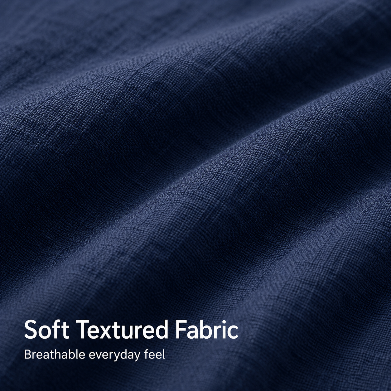 Close-up of soft textured polo fabric