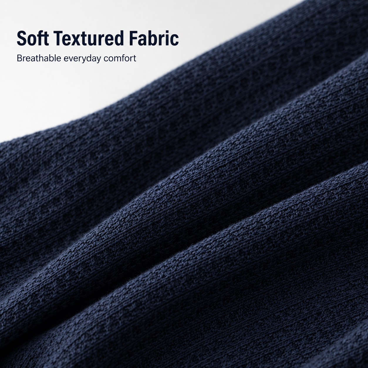 Textured knit-like fabric close-up