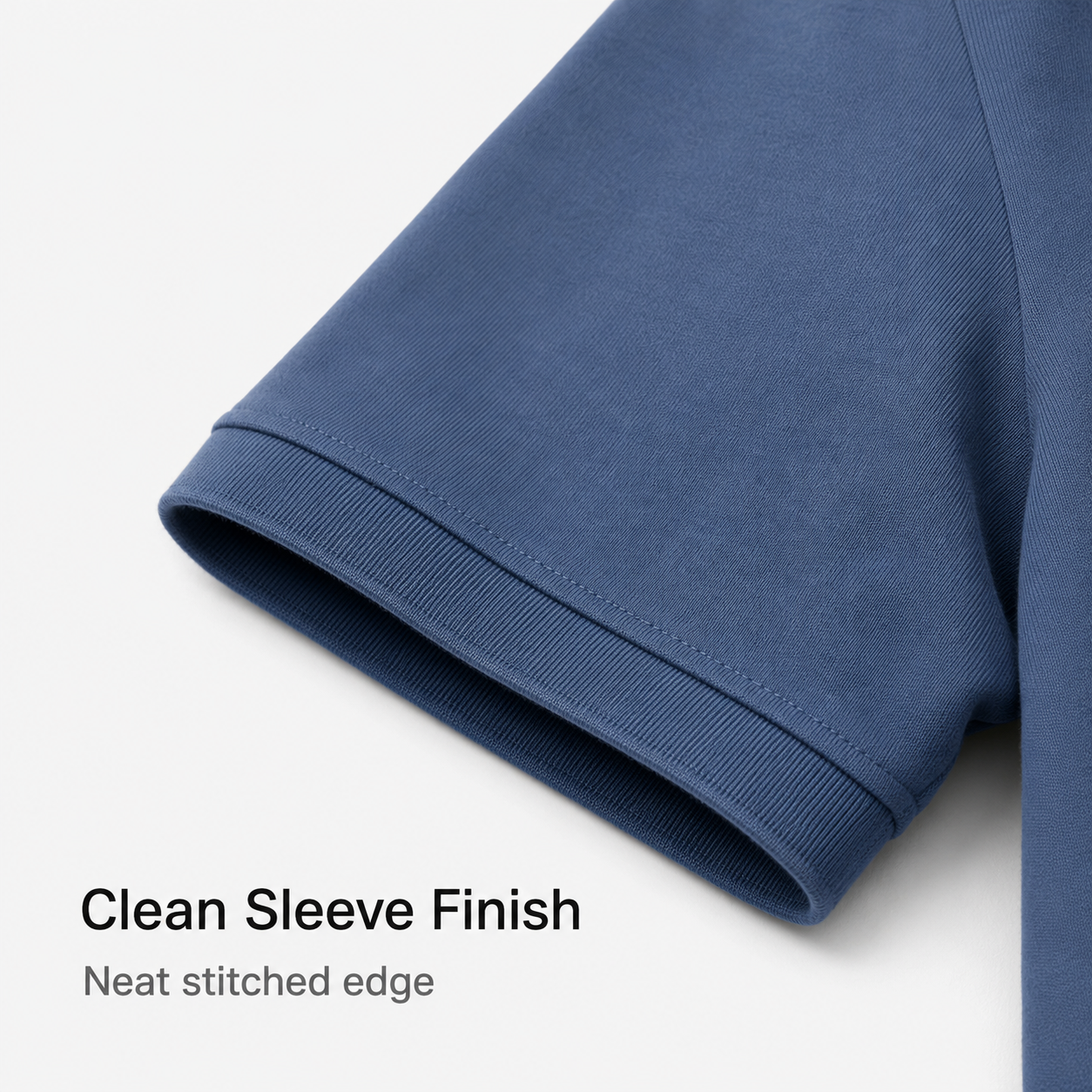 Clean cuff finish detail