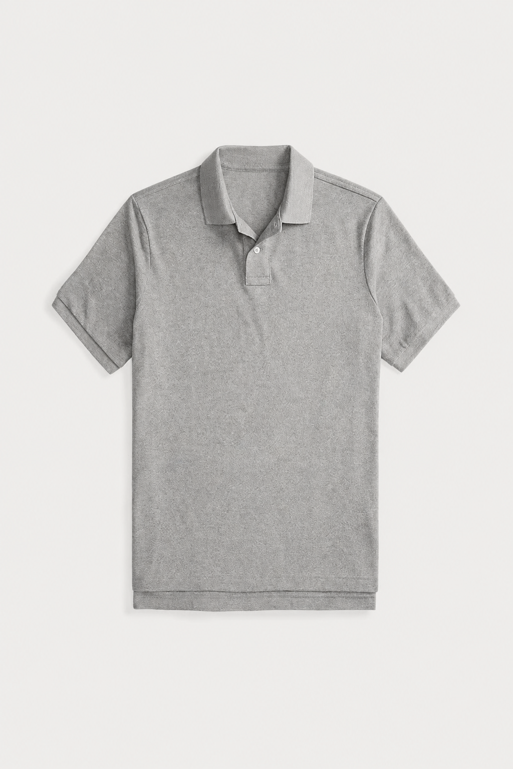 Light Gray classic mesh polo shirt