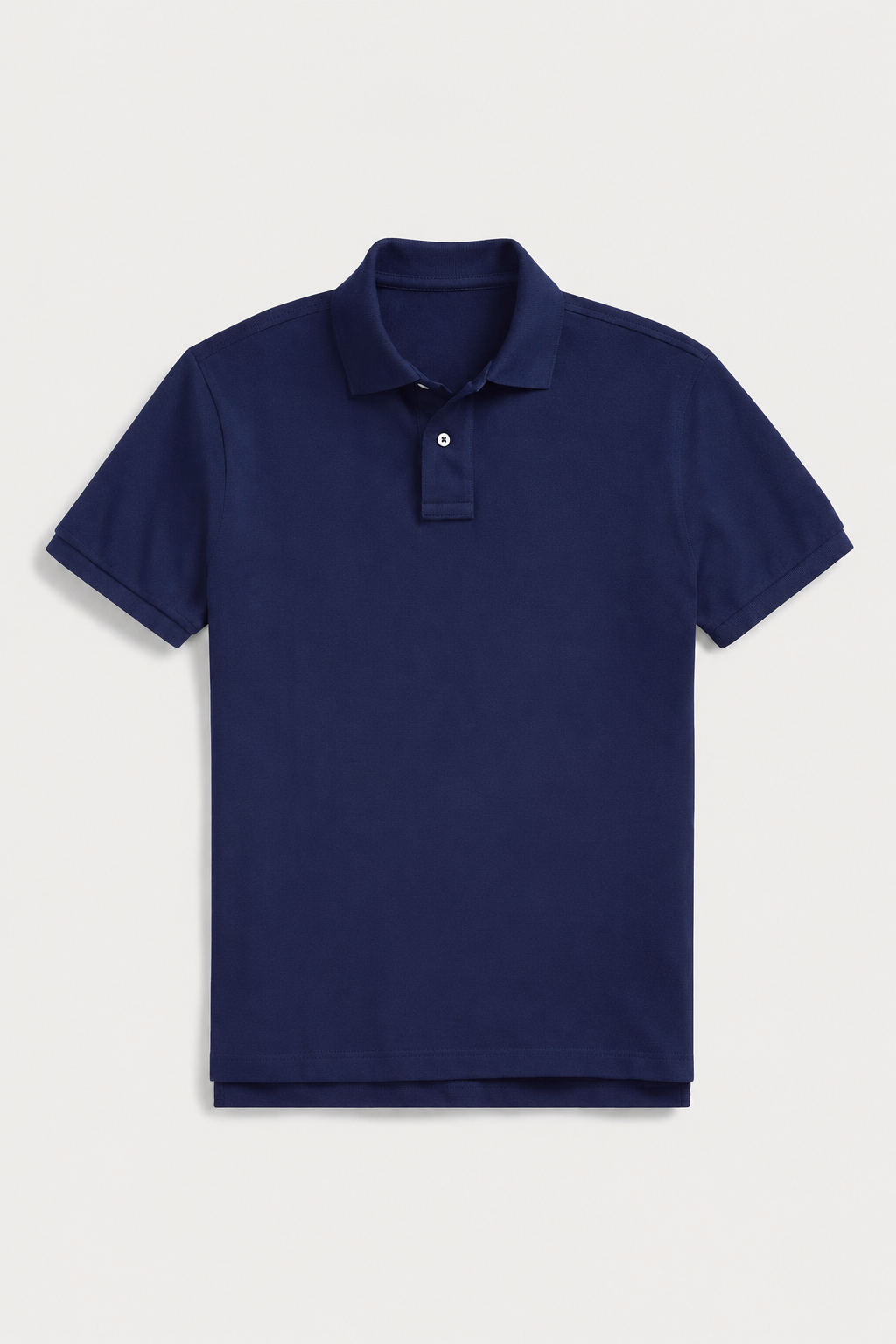 Deep Navy classic mesh polo shirt