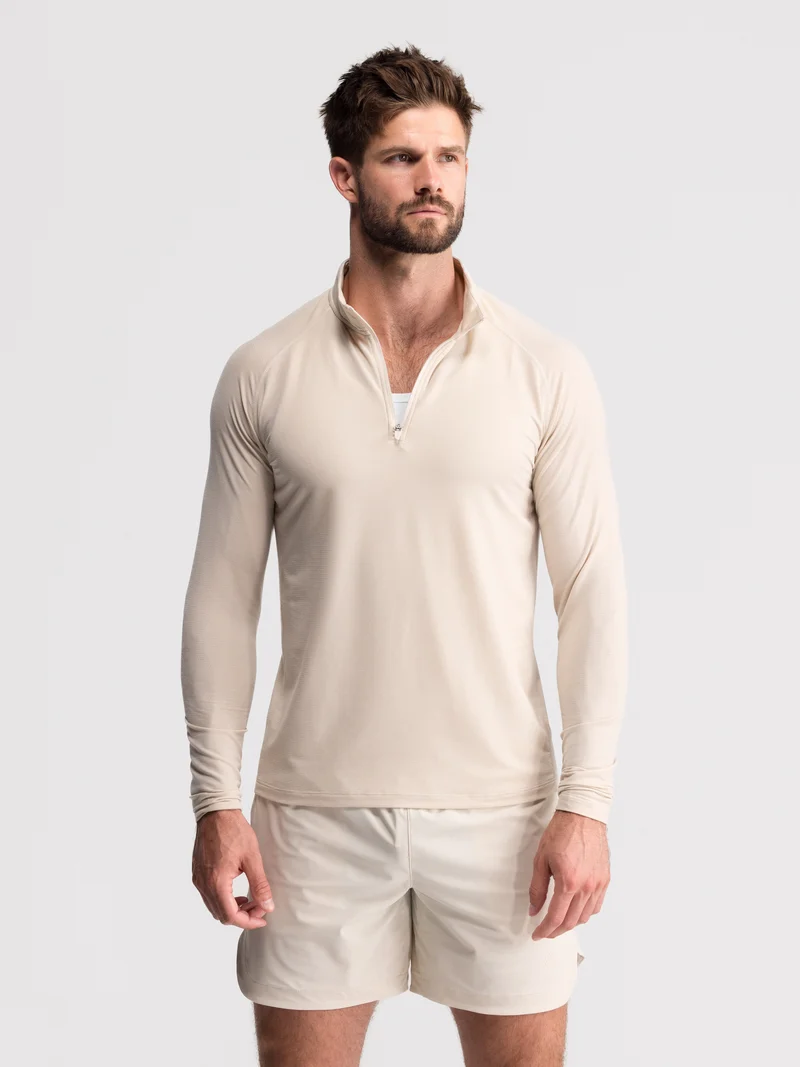 Performance Airknit Fitted Quarter Zip