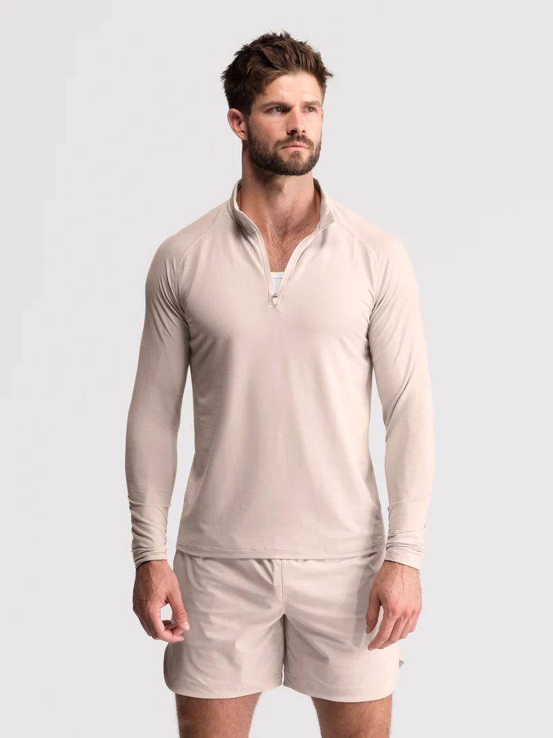 Performance Airknit Fitted Quarter Zip