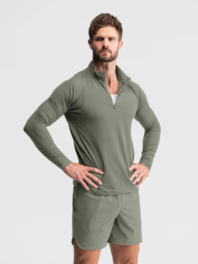Performance Airknit Fitted Quarter Zip