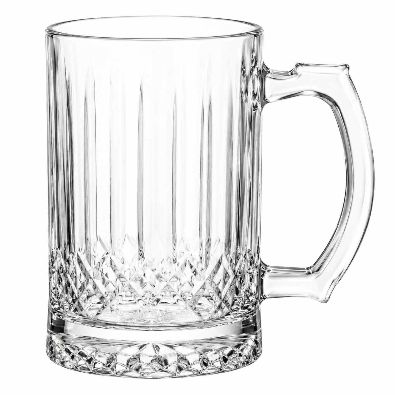 Jarra de Vidrio Transparente 500ml con Mango Cómodo-Urbanvirel