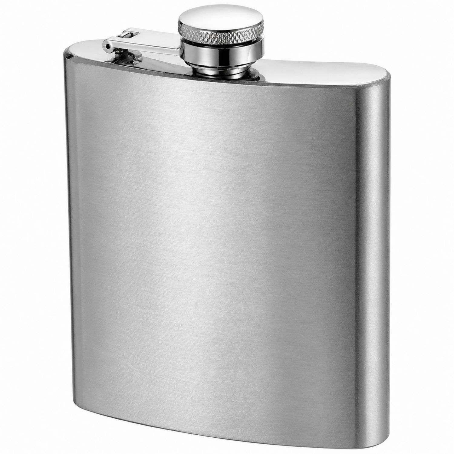 Petaca Portátil de Acero Inoxidable 177ml Plata-Urbanvirel