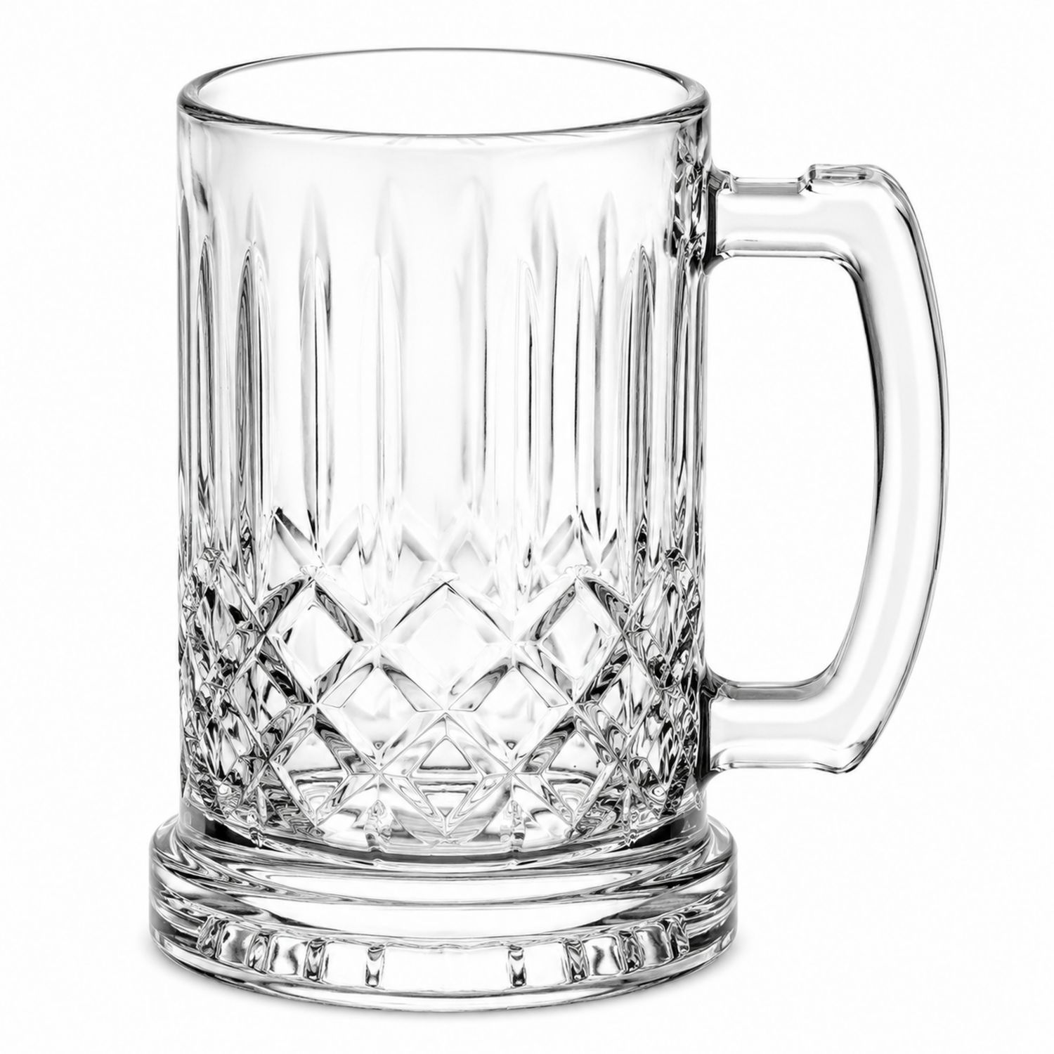 Jarra de Vidrio Transparente con Asa Ergonómica 500ml-Urbanvirel