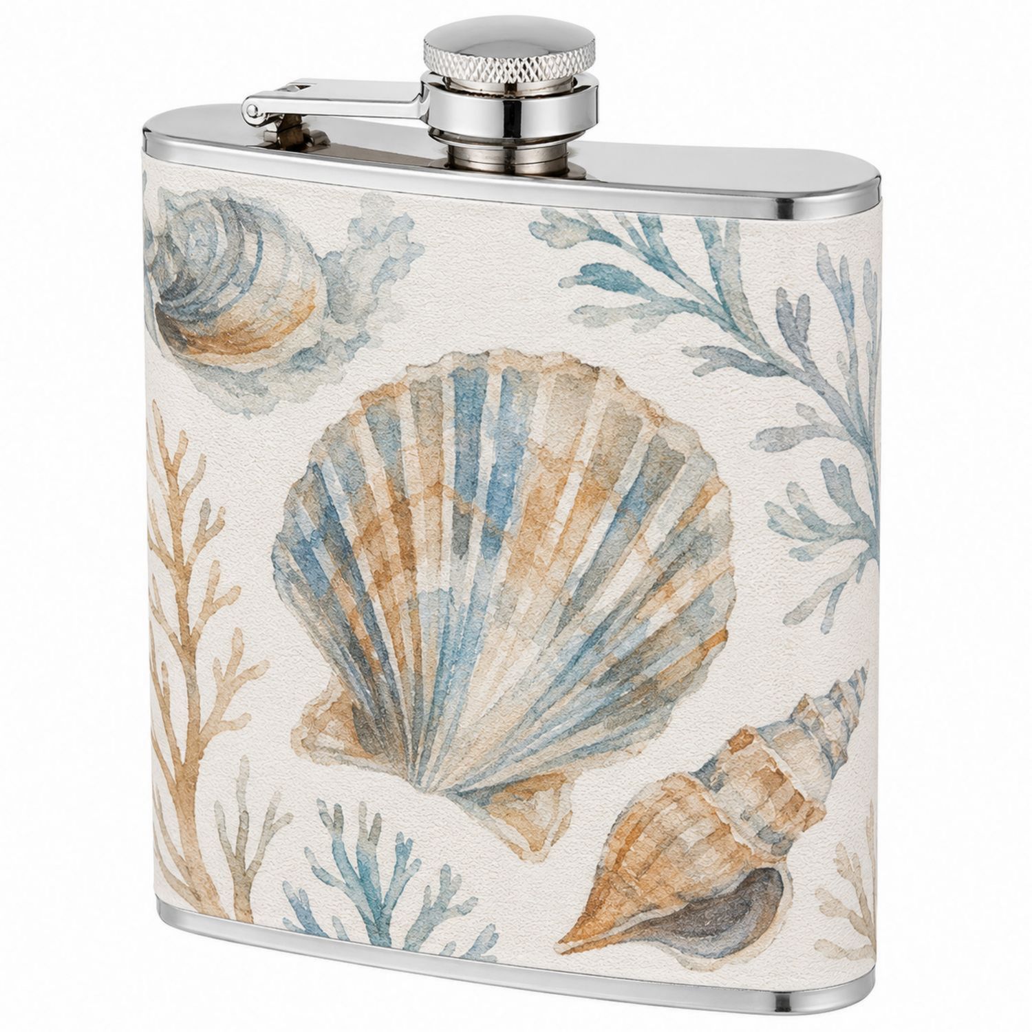 Petaca Decorativa de Caracolas 240ml-Urbanvirel