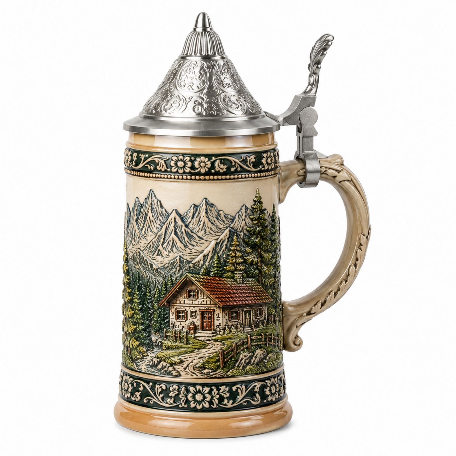Jarra de Cerveza Artesanal con Tapa de Metal 500ml-Urbanvirel