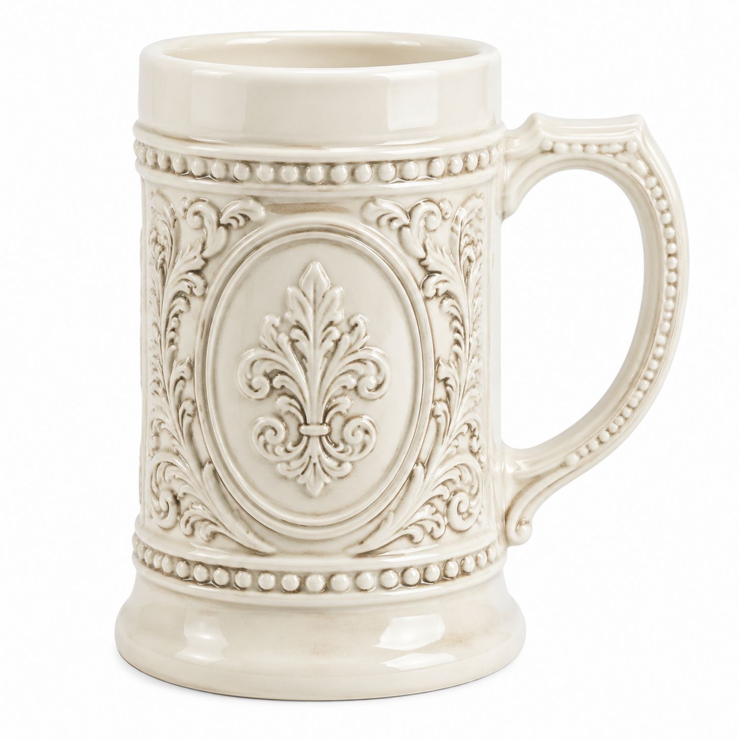 Jarra de Cerámica Estilo Vintage Beige 500ml-Urbanvirel