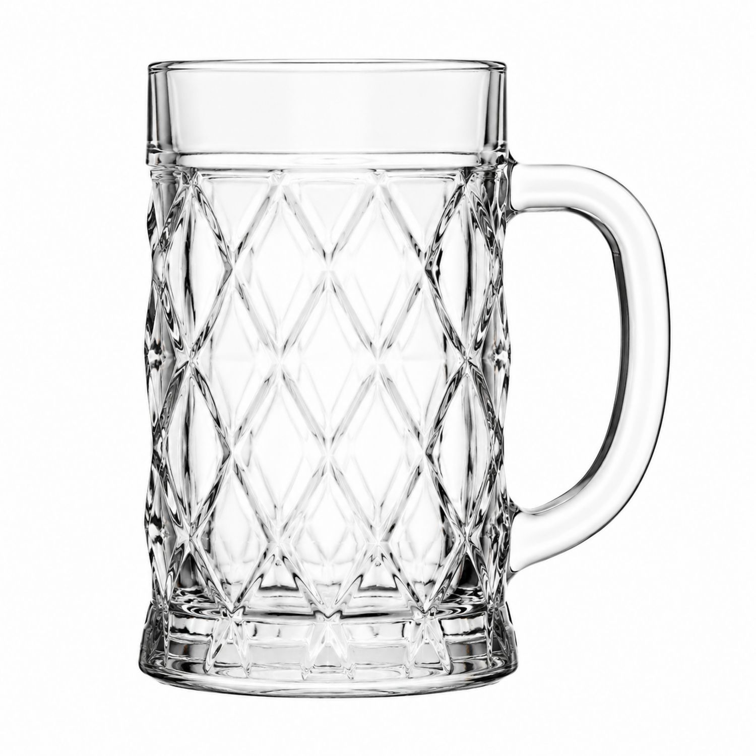 Jarra de Cerveza de Cristal Transparente 500ml-Urbanvirel