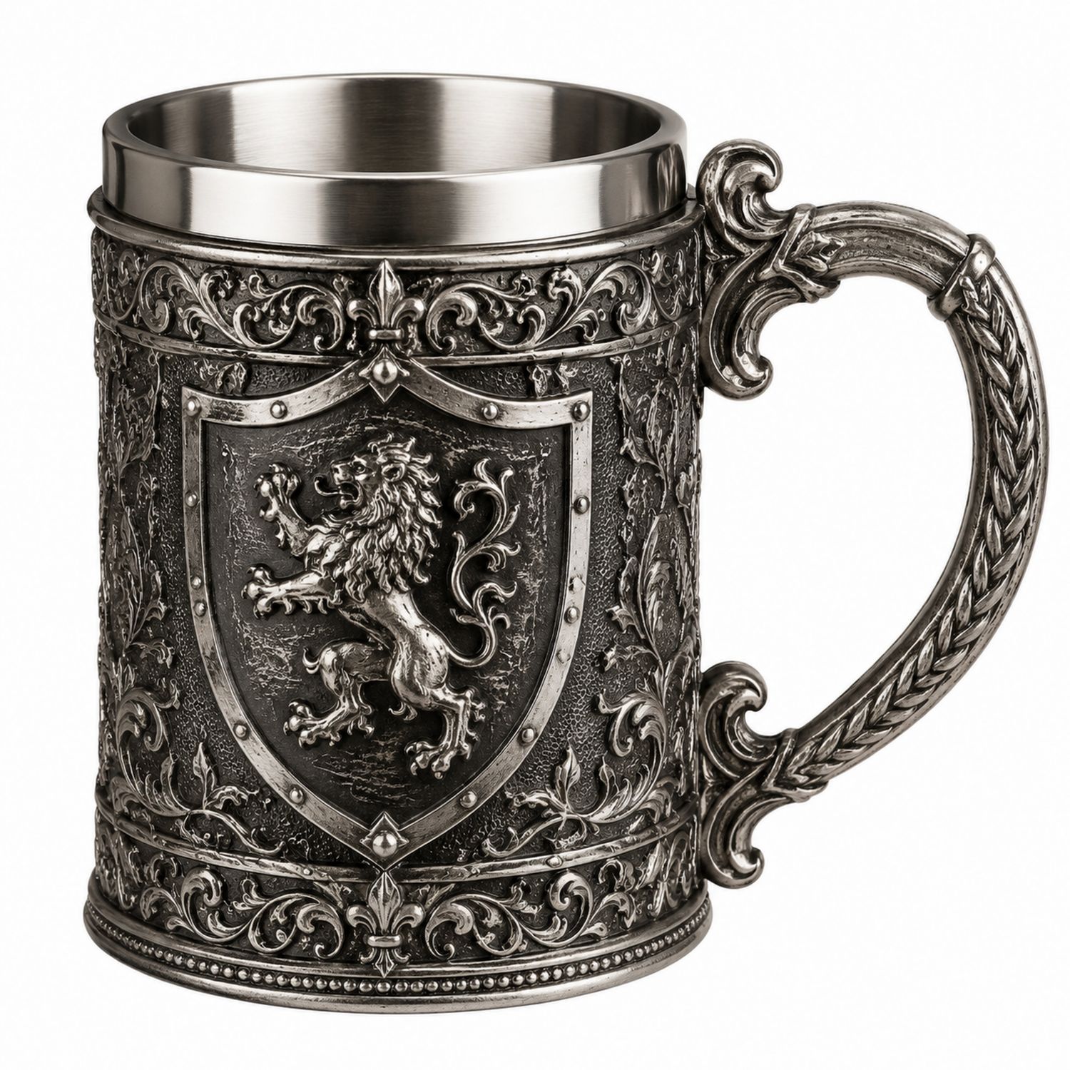 Jarra Medieval con Relieve de León, 500ml-Urbanvirel