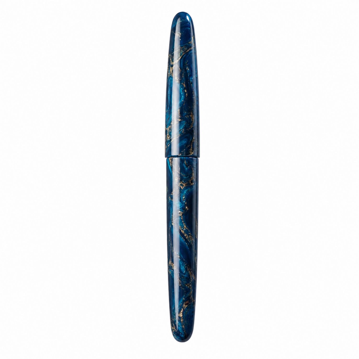 Pluma Estilográfica Azul Marmolado