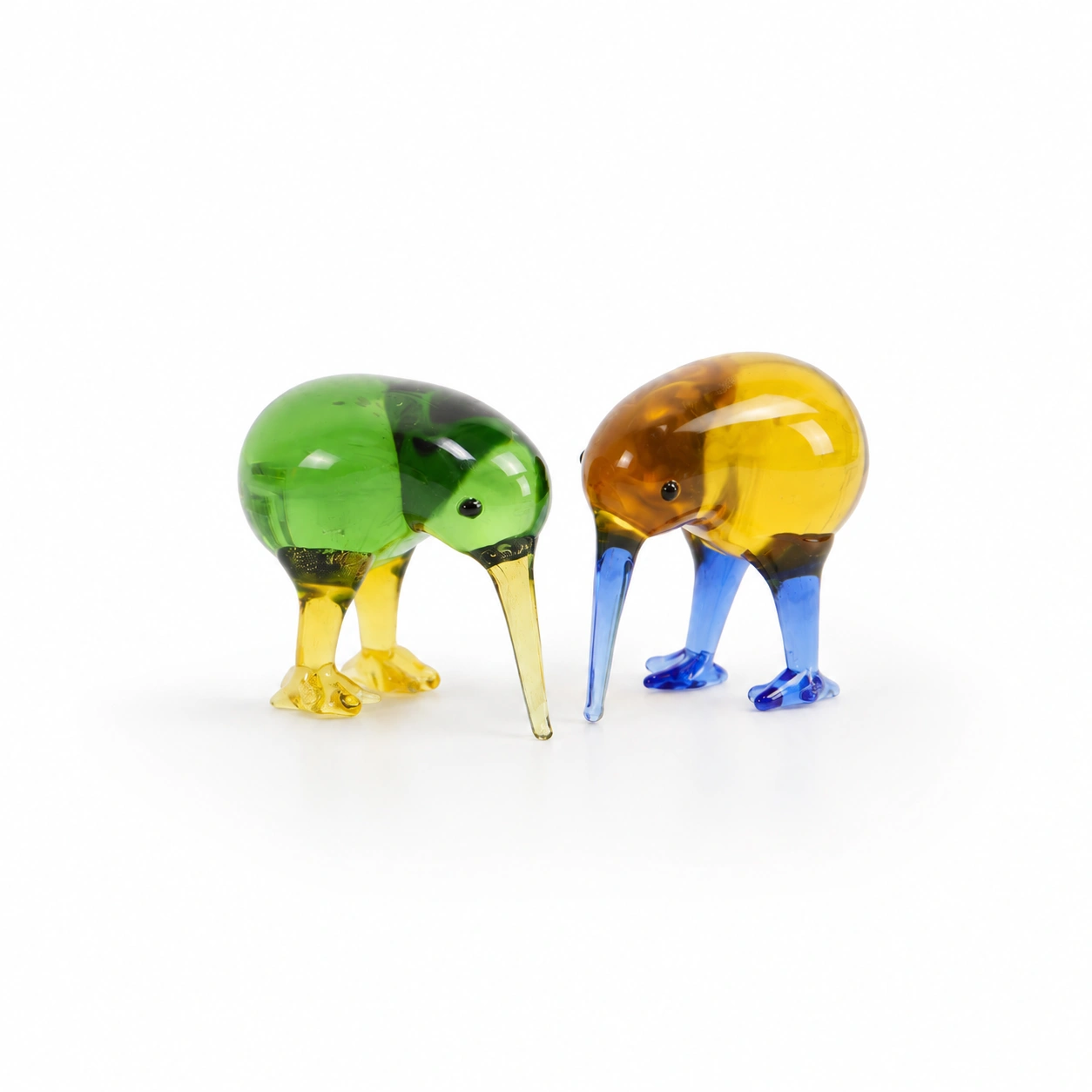 Kiwi Glasfigur Paar Klein-NordoriaHome