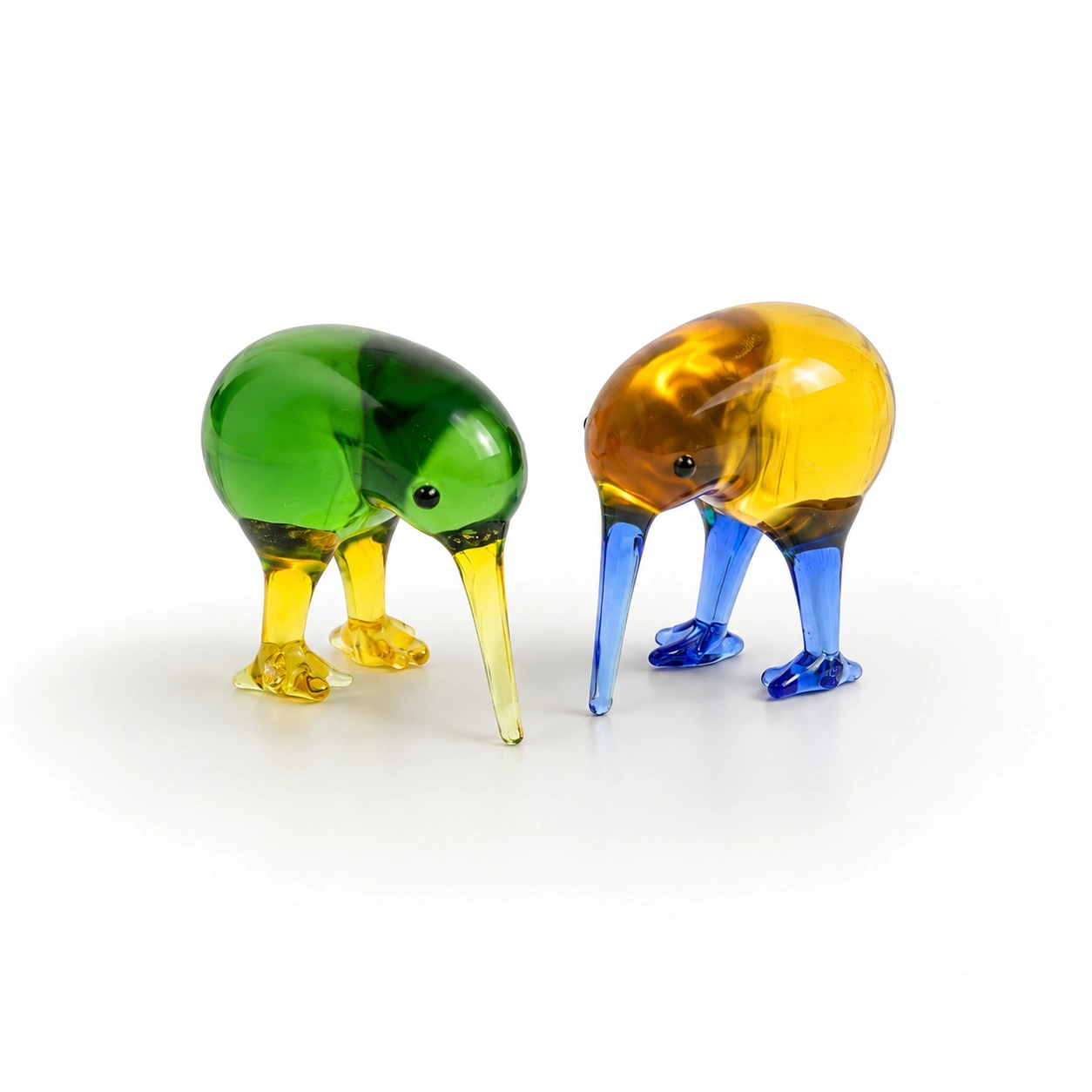 Kiwi Vogel Glasfigur Set 2er-NordoriaHome