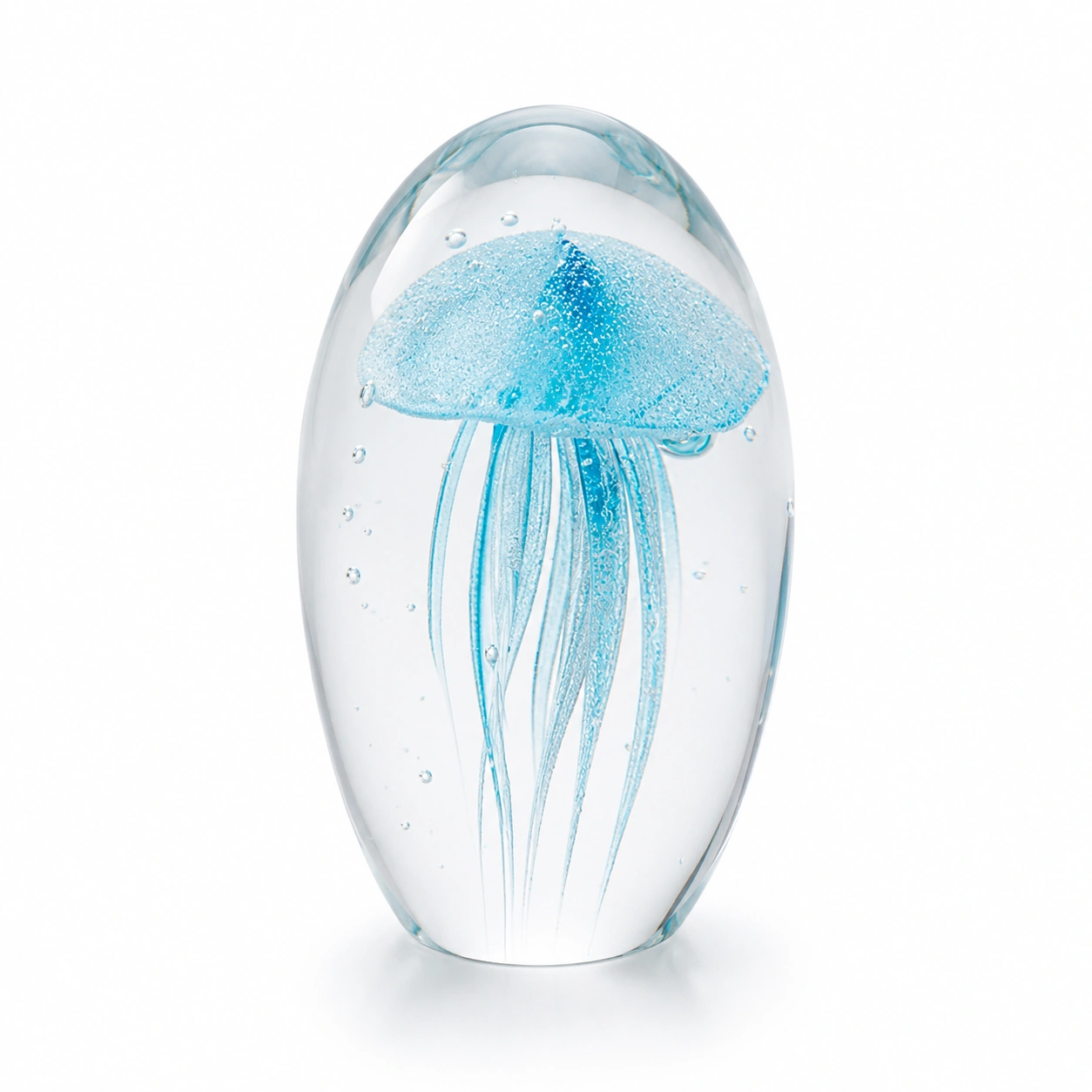 Glas Skulptur Qualle Ozean-NordoriaHome