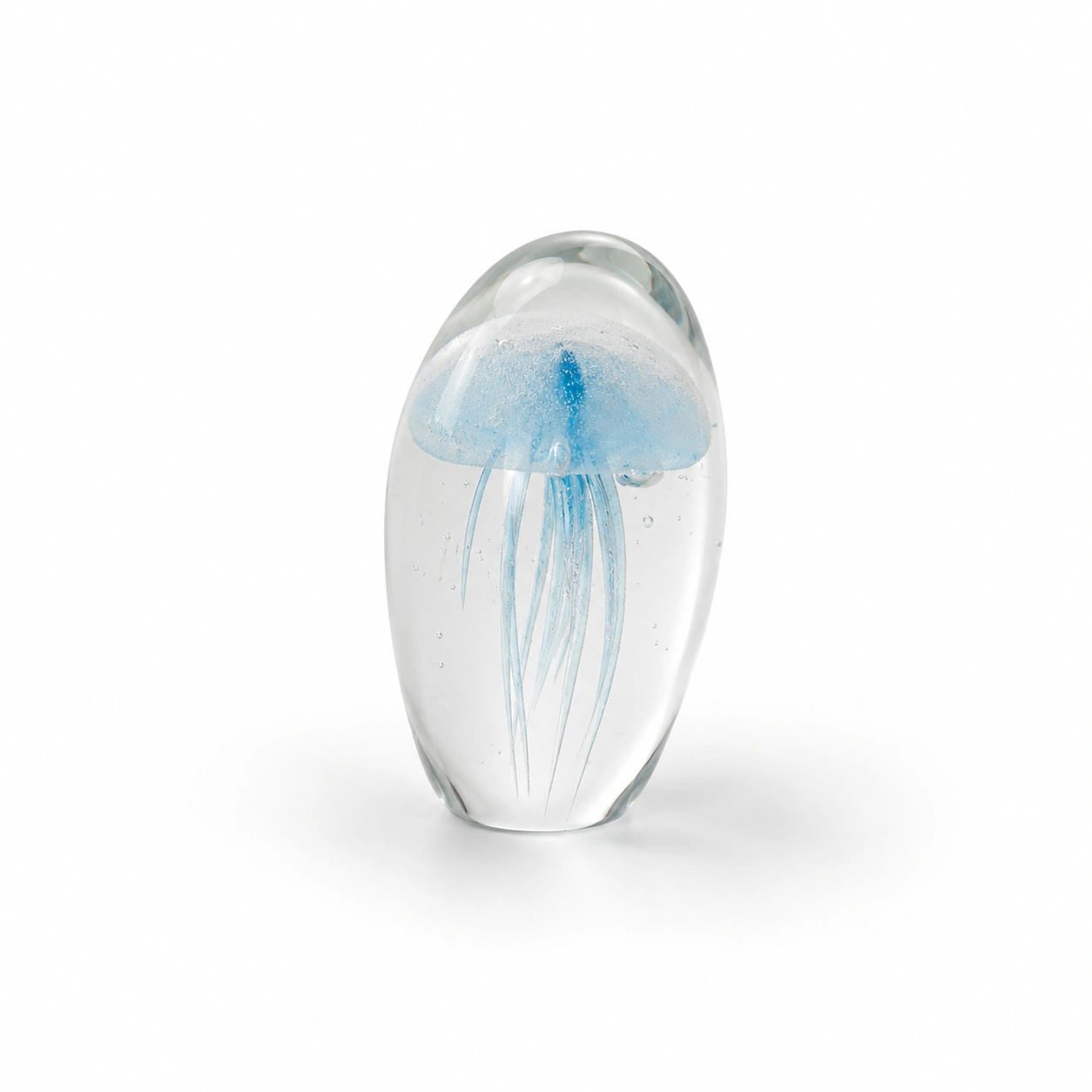 Glas Skulptur Qualle Classic-NordoriaHome