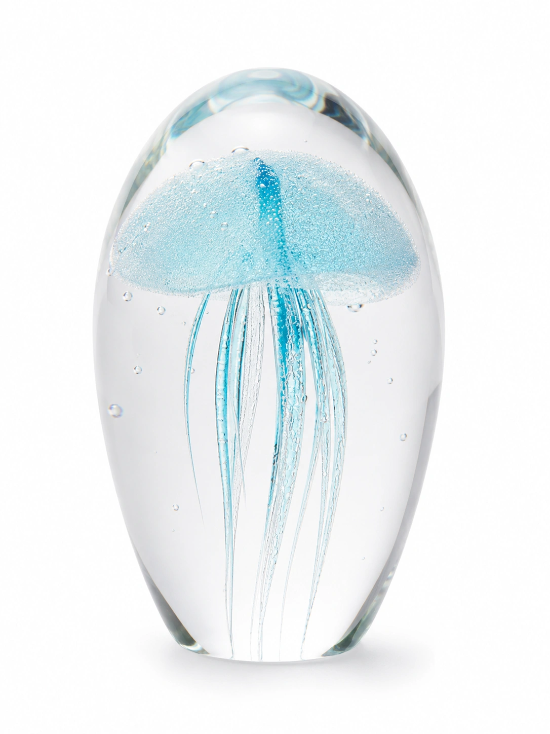 Glas Skulptur Qualle Elegant-NordoriaHome