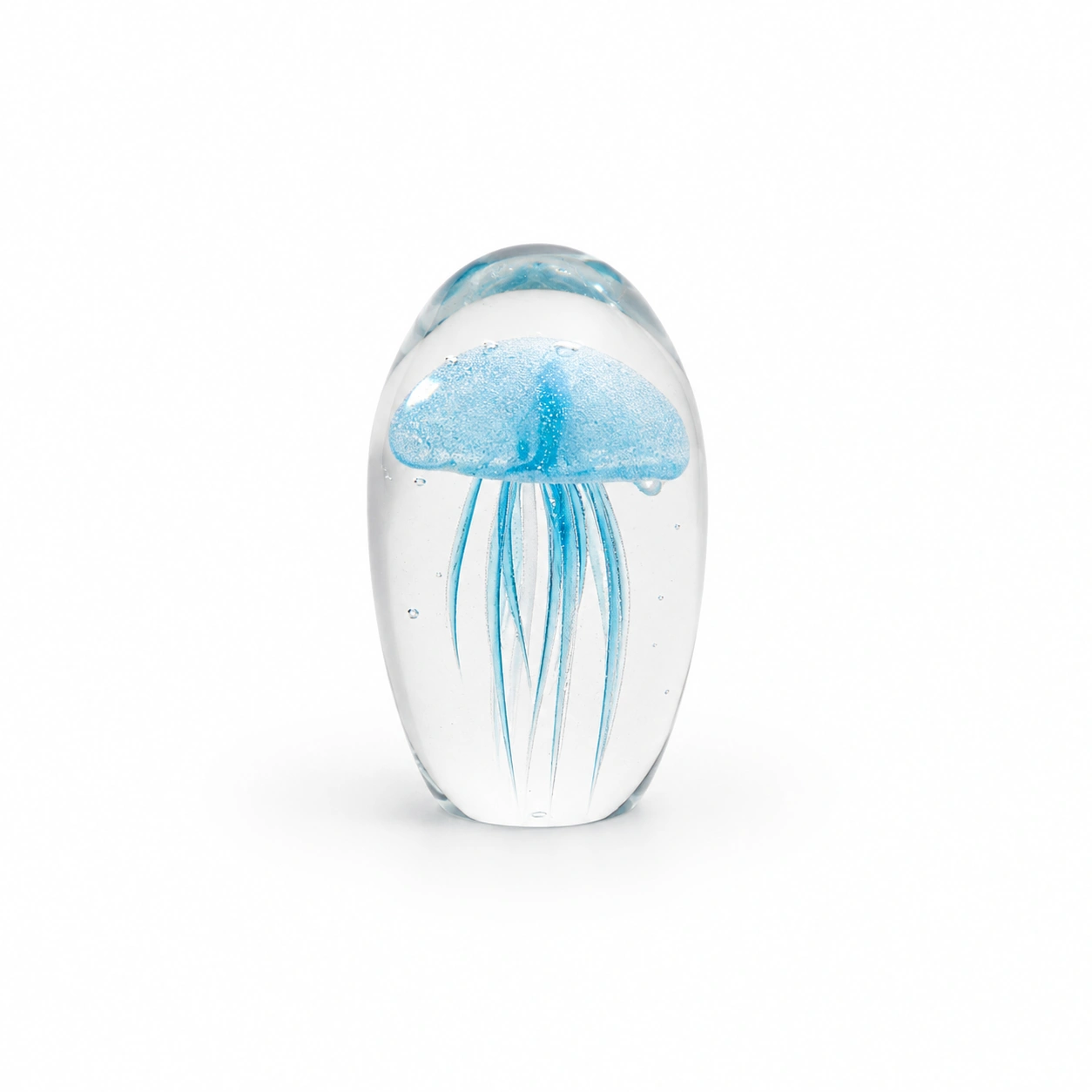 Glas Qualle Skulptur Klein-NordoriaHome