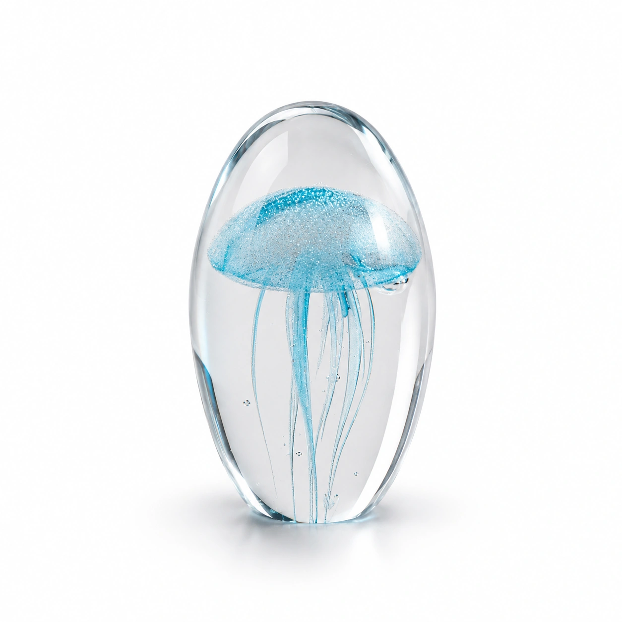 Glas Qualle Dekoskulptur Premium-NordoriaHome
