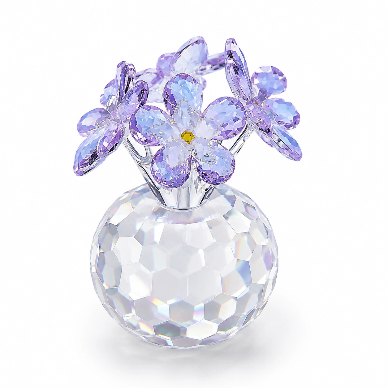 Kristall Blumenarrangement Lavendel-NordoriaHome