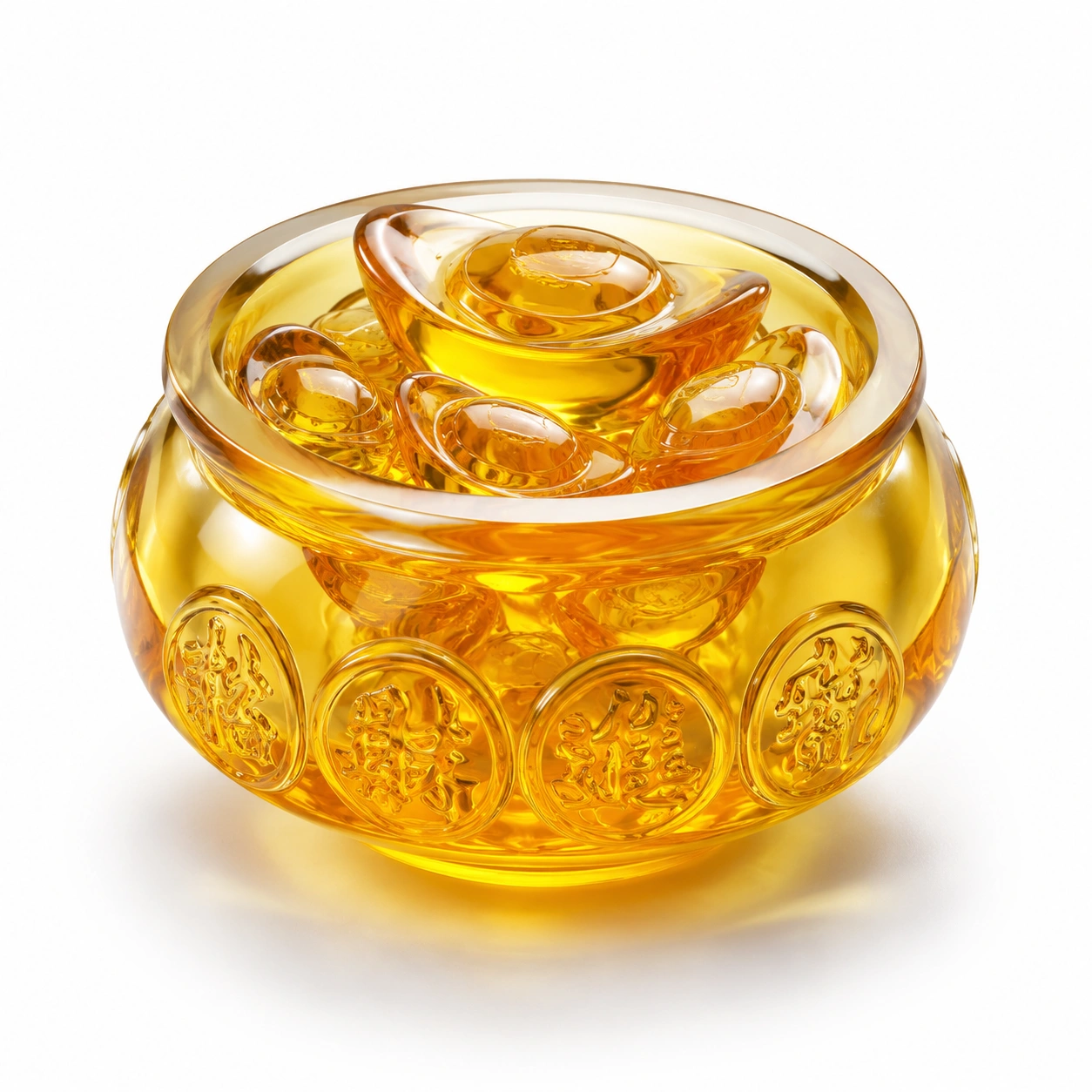 Goldschale Glas Modern-NordoriaHome