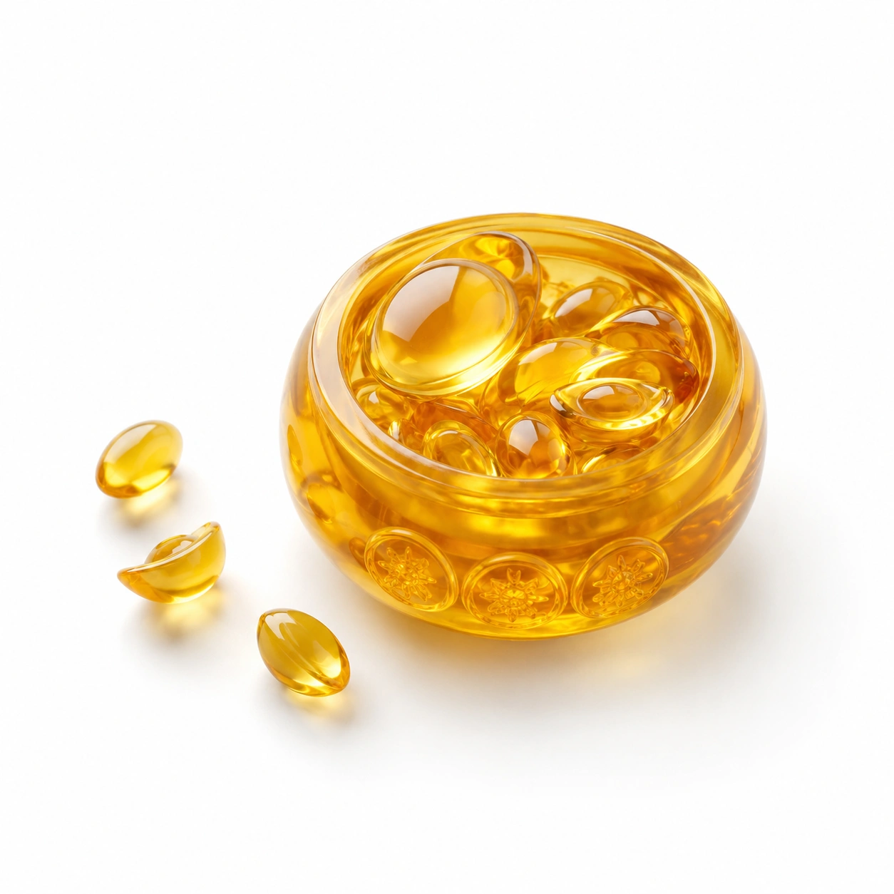Gold Capsule Jar-NordoriaHome