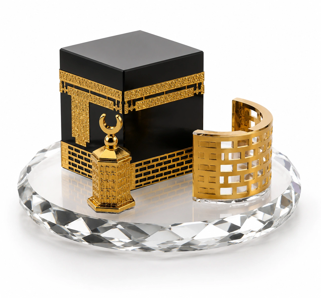 Kaaba Deko Ensemble Gold Schwarz-NordoriaHome