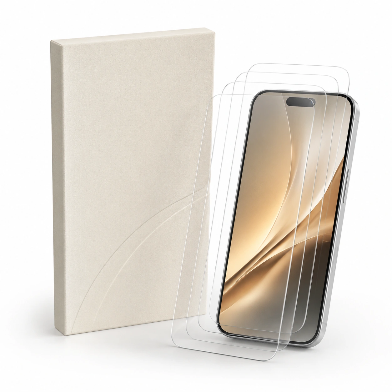 Protector de pantalla para smartphone con kit de laminas-AlveraLiving