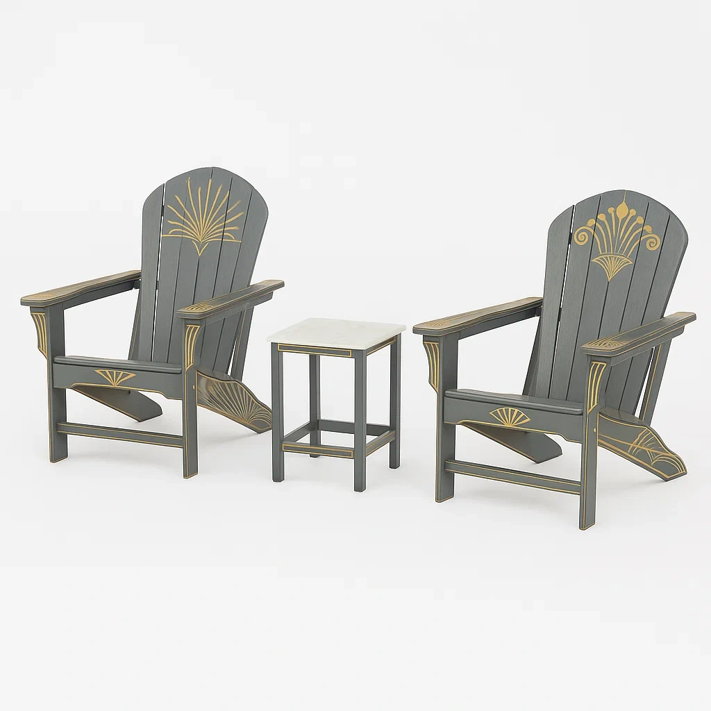 Möbelset,Adirondack-Stuhl-Set-Decorelivo