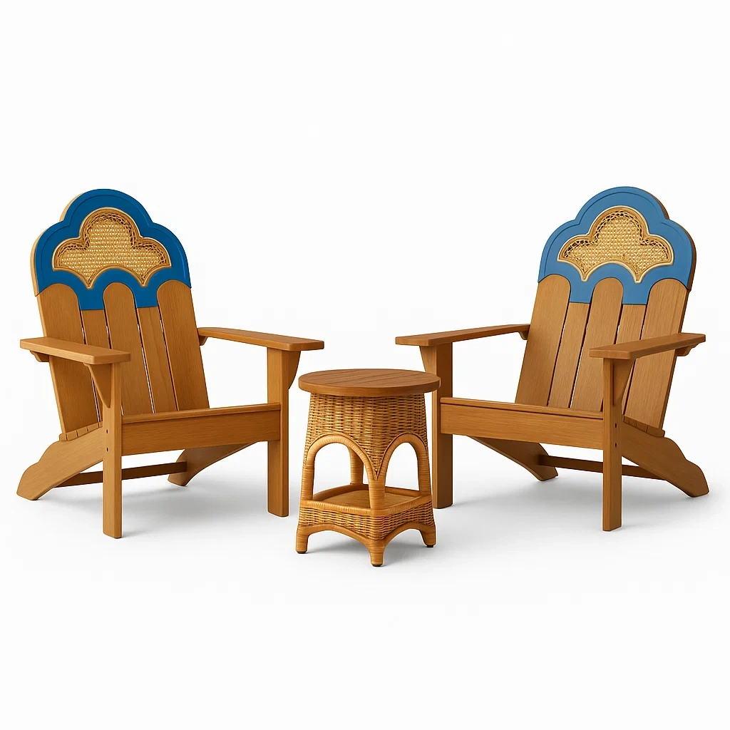 Möbelset,Adirondack-Stuhl-Set-Decorelivo