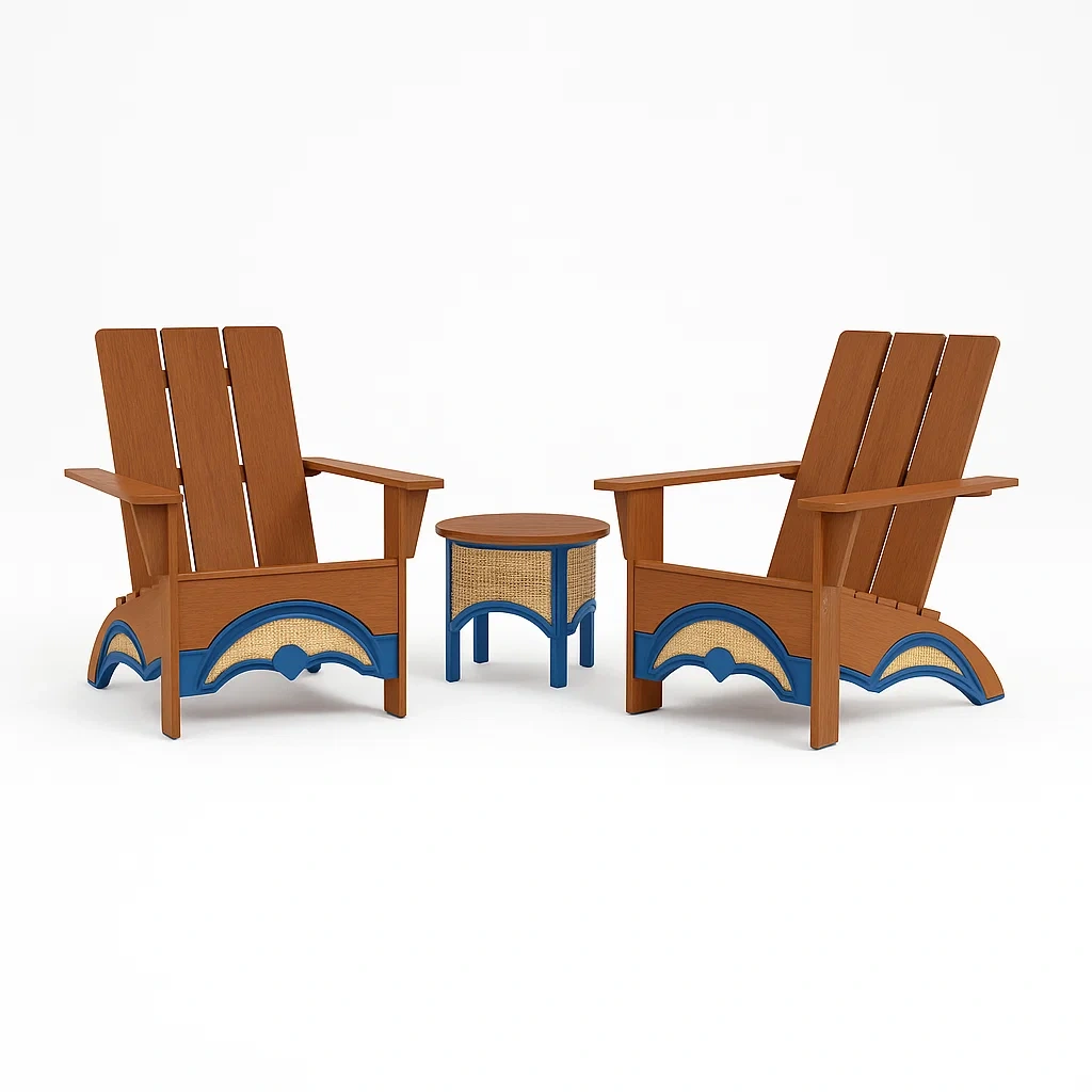 Möbelset,Adirondack-Stuhl-Set-Decorelivo