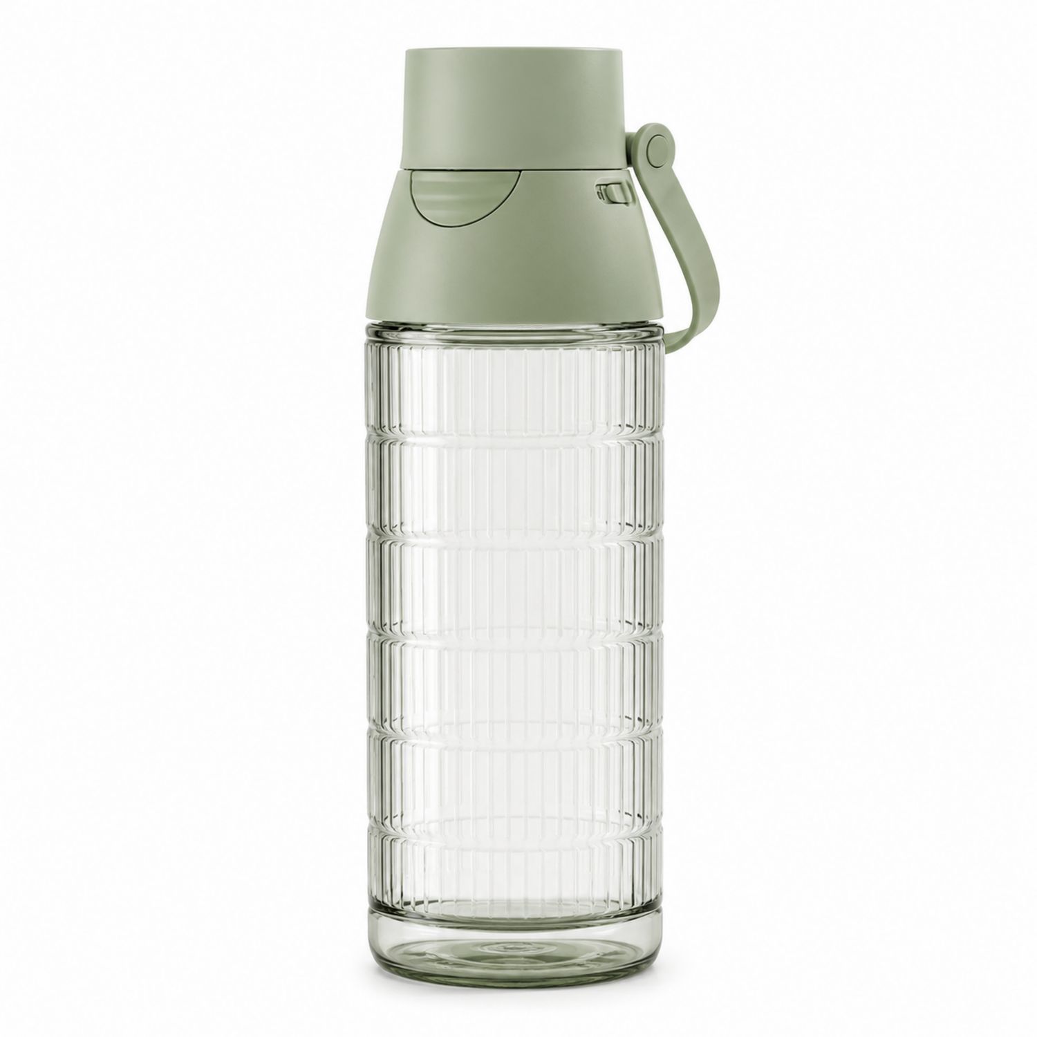 Borraccia in vetro da 750 ml con tappo verde
