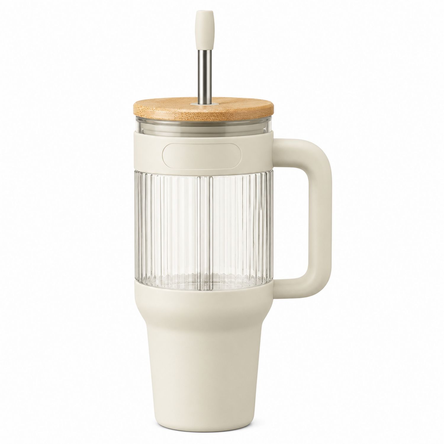 Pressa Francese da 800ml con Coperchio in Bambù