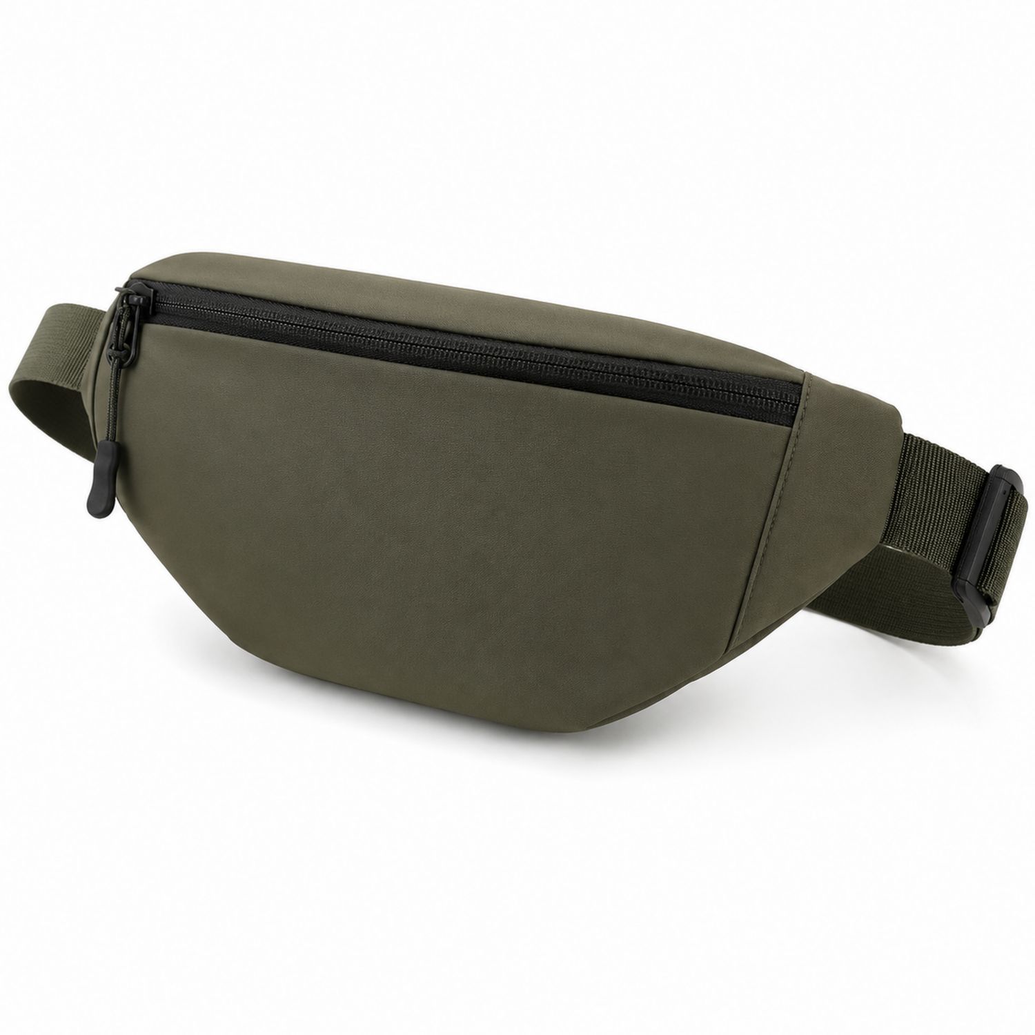 Riñonera verde oliva impermeable ajustable