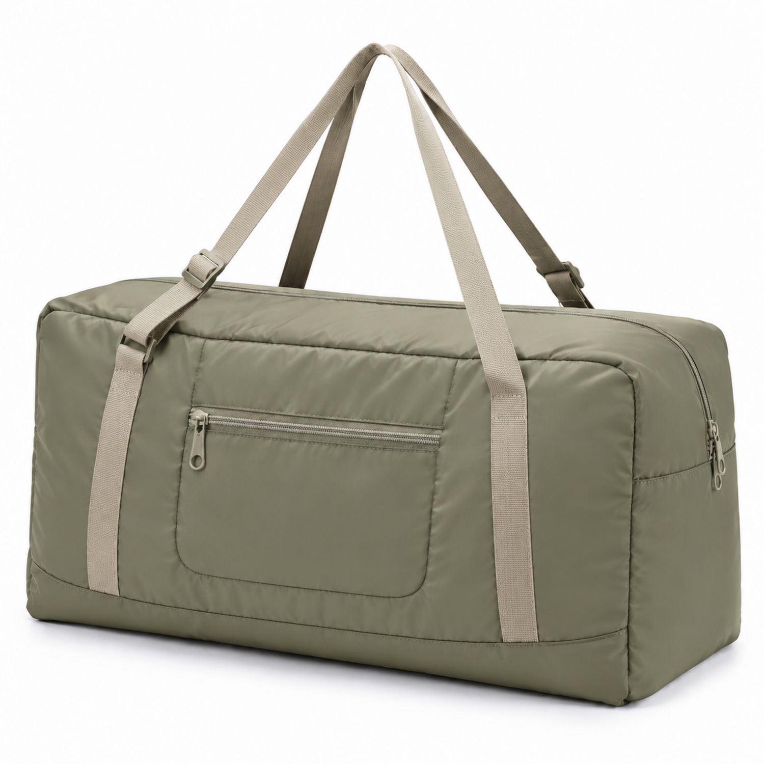 Bolsa de Viaje Grande Verde con Cremallera